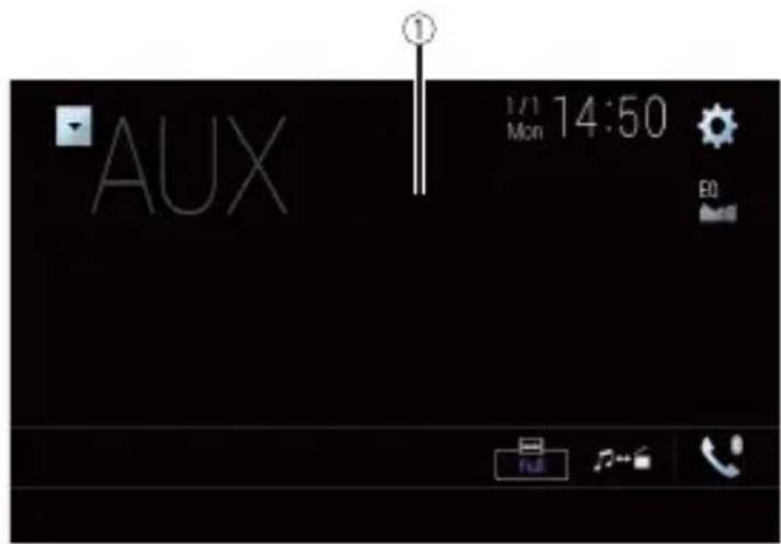PIONEER AVICW8400NEX - Écran AUX - 1