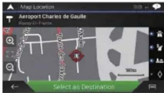 PIONEER AVICZ7110DAB - Touch [Select as Destination]. - 1