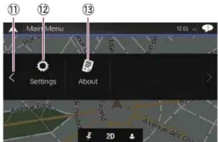 PIONEER AVICZ7110DAB - How to use the navigation menu screens - 2