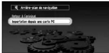 PIONEER CNDV30 - Selection d'une image mémorisée sur une carte PC - 2