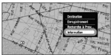 PIONEER CNDV30 - Visualisation des informations d'un emplacement spécifique - 1