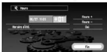 PIONEER CNDV30 - Sélectionnez "fin" et cliquez sur la touche OK. - 1