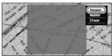 PIONEER CNDV30 - Modification ou effacement d'une zone à éviter - 1