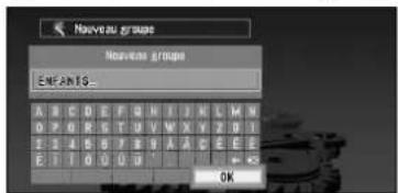 PIONEER CNDV30 - Après avoir entré un nom de groupe, sélectionnez "OK" et cliquez sur OK. - 1