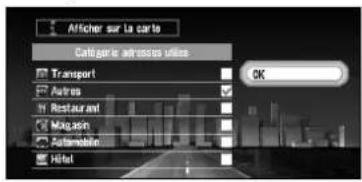 PIONEER CNDV30 - Affichage de certaines adresses utiles sur la carte - 1