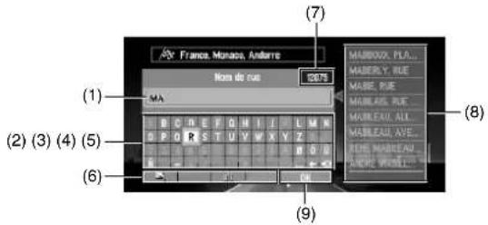 PIONEER CNDV30 - Comment utiliser la palette textuelle - 1