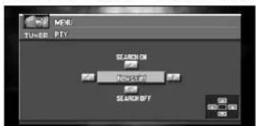 PIONEER CNDV30 - Recherche d'une station RDS en utilisant le code PTV - 1