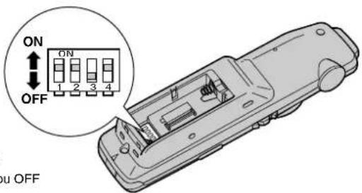 PIONEER CNDV30 - Réglage des micro-interrupteurs pour avic-9dvd et avic-8dvd - 1