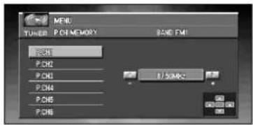 PIONEER CNDV30 - Mise en mémoire des fréquences des stations - 1