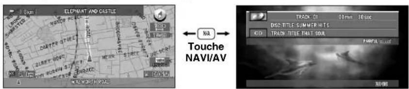 PIONEER CNDV30 - Affichage de l'écran d'information - 1