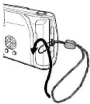 OLYMPUS Camedia C120 - ATTACHING THE STRAP - 1