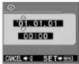 OLYMPUS Camedia D370 - ADJUSTING THE DATE AND TIME - 7