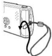 OLYMPUS Camedia D370 - ANBRINGEN DER HANDSCHLAUFE - 1