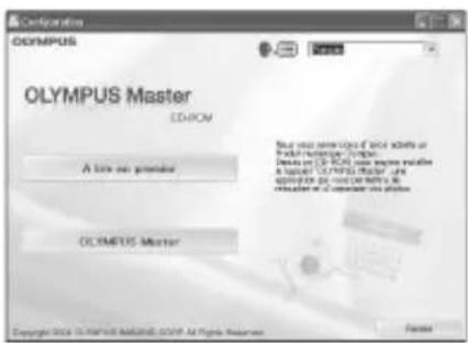 OLYMPUS X705 - a. Installez le logiciel. - 1