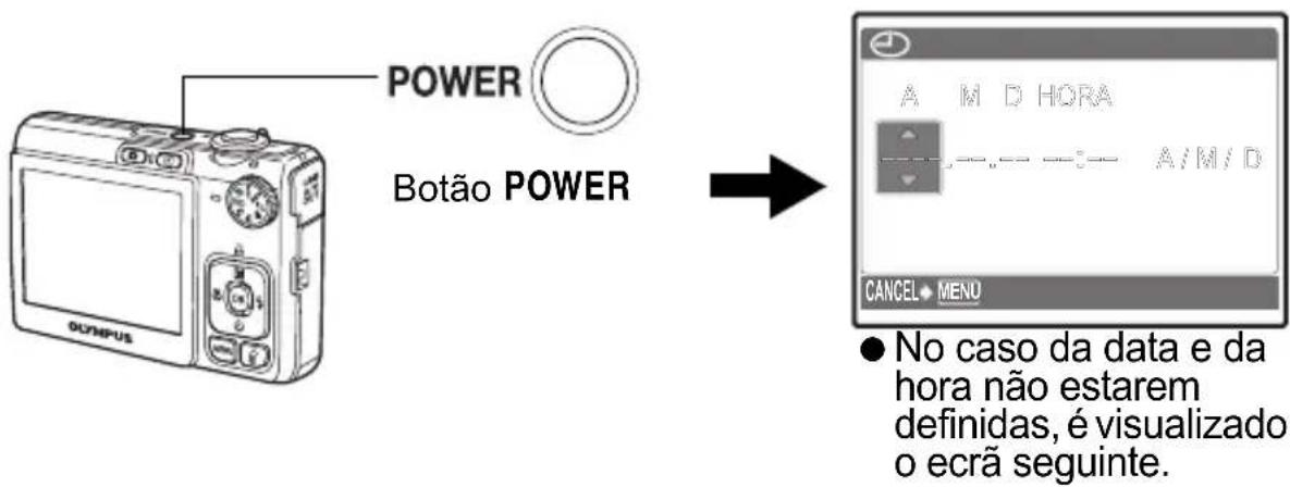 OLYMPUS X795 - b. Premir o botão POWER. - 1