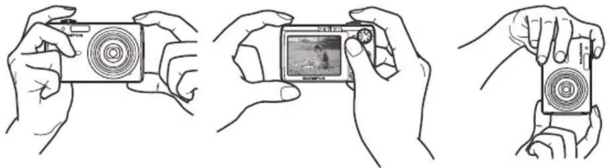 OLYMPUS X795 - a. Hold the camera. - 1