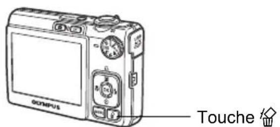OLYMPUS X795 - Effacer des photos - 1