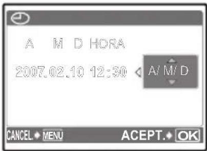 OLYMPUS X795 - c. Presione los botones 4 /  y para selectionar [M]. - 4