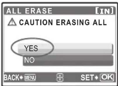OLYMPUS X795 - Erase All Pictures - 1