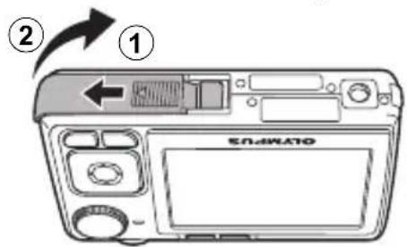 OLYMPUS X795 - Prepare the battery - 2