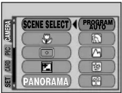 OLYMPUS Camedia D395 - Selecting shooting modes - 2