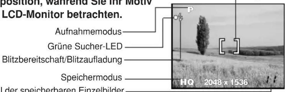 OLYMPUS Camedia D395 - Wählen Sie die gewünschte Bildkomposition, während Sie Ihr Motiv auf dem LCD-Monitor betrachten. - 1