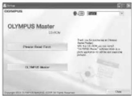 OLYMPUS X710 - a. Instalar o software - 1