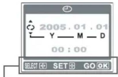 OLYMPUS X710 - c. Set the date and time - 2