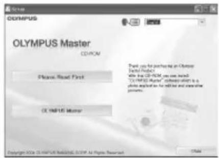 OLYMPUS X710 - a. Install the software - 1