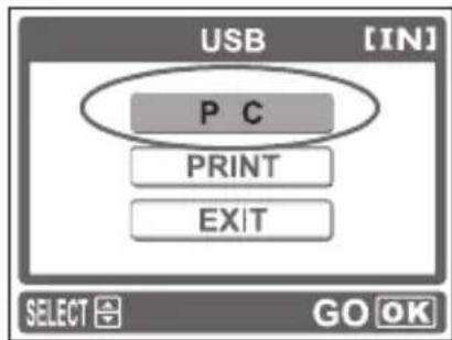 OLYMPUS X710 - b. Connect the camera to the computer - 2