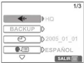 OLYMPUS X710 - Menu - 1