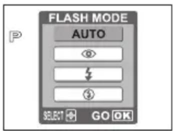 OLYMPUS X710 - Flash Modes - 1
