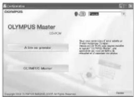 OLYMPUS X710 - a. Installez le logiciel. - 1