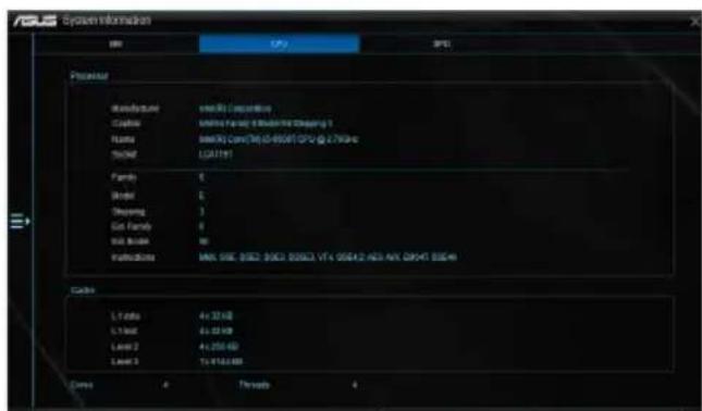 ASUS B150MET - 查看CPU信息 - 1