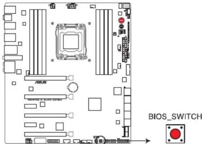ASUS RAMPAGE IV BLACK EDITION - Bouton de selection du BIOS - 1
