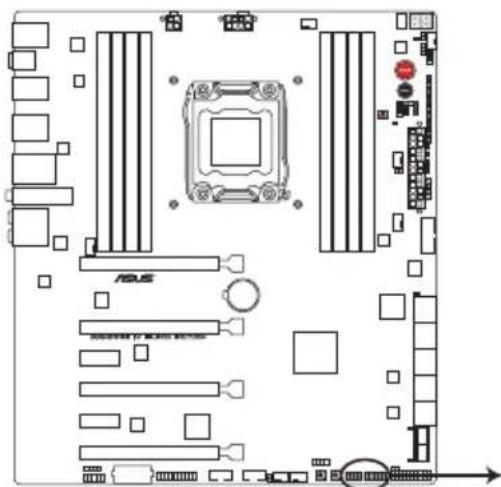 ASUS RAMPAGE IV BLACK EDITION - Connecteur ROG Extension (18-1 pin ROG_EXT) - 1