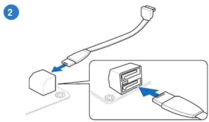 ASUS RAMPAGE IV BLACK EDITION - Connexion de péripériques SATA - 2