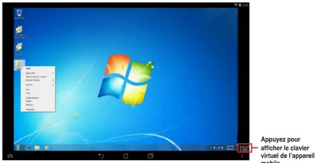 ASUS RAMPAGE IV BLACK EDITION - Interface de Remote Desktop sous Windows 7 - 1