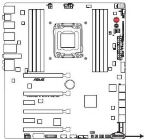 ASUS RAMPAGE IV BLACK EDITION - Connecteur panneau système (20-8 pin PANEL) - 1