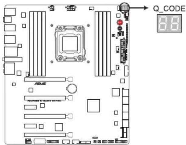ASUS RAMPAGE IV BLACK EDITION - Témoins Q-Code - 1