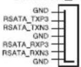 ASUS RAMPAGE IV BLACK EDITION - Connecteurs Serial ATA 6.0 Gb/s ASMedia (7-pin SATA6G_E1/2/3/4 [gris]) - 4