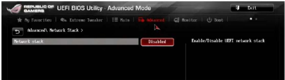 ASUS RAMPAGE IV BLACK EDITION - Network Stack (Pile réseau) - 1