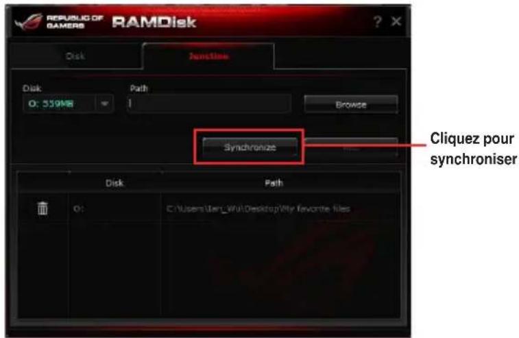 ASUS RAMPAGE IV BLACK EDITION - Synchroniser les fichiers de sauvegarde - 1