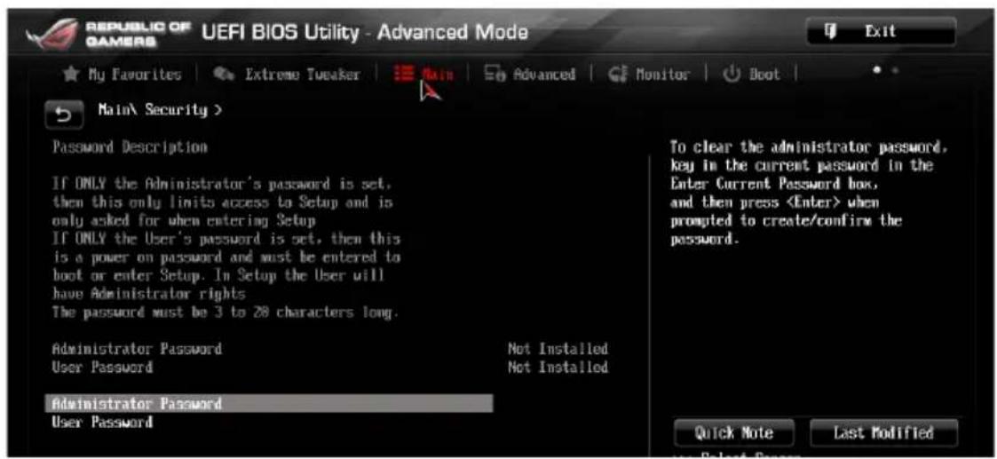 ASUS RAMPAGE IV BLACK EDITION - Security (Securité) - 1