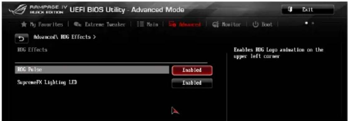 ASUS RAMPAGE IV BLACK EDITION - ROG Effects (Effets ROG) - 1