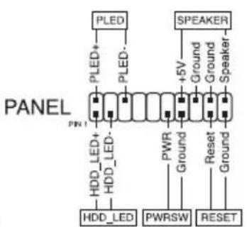 ASUS RAMPAGE IV BLACK EDITION - Connecteur panneau système (20-8 pin PANEL) - 2