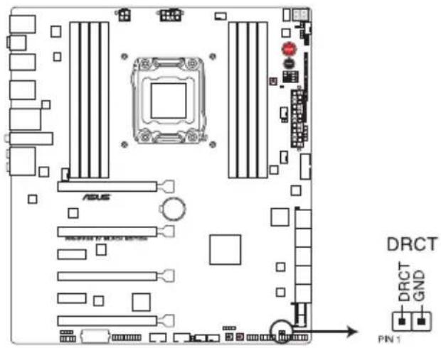 ASUS RAMPAGE IV BLACK EDITION - Connecteur DirectXKey (2-pin DRCT) - 1