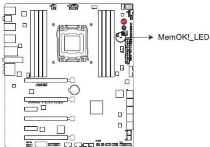 ASUS RAMPAGE IV BLACK EDITION - Témoin MemOK! - 1