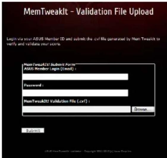 ASUS RAMPAGE IV BLACK EDITION - Verifier et enregistrer vos réglages MemTweaklt - 3