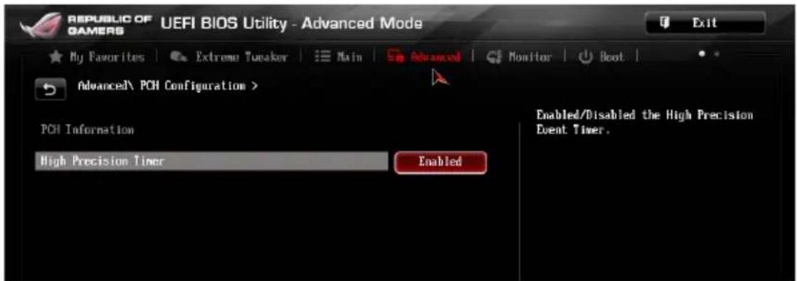 ASUS RAMPAGE IV BLACK EDITION - PCH Configuration (Configuration PCH) - 1